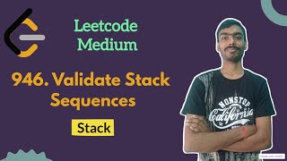 Validate Stack Sequences | leetcode daily challenge | Leetcode Medium | Stack