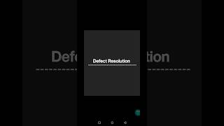 Defect Resolution #importantquestion #softwaretesting #shorts