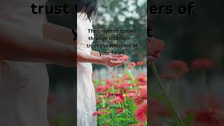 The universe speaks through intuition—trust the whispers of your heart #divinefeminineawakening