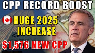 BREAKING CPP NEWS • Record $1,576 Boost • Massive 2025 Pension Increase Confirmed