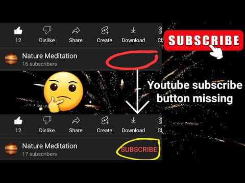 youtube subscribe button missing (solution)