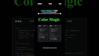 Magic Color Text ✨ | Animated Gradient Effects (Pure HTML/CSS) mzcode01 #coding #shorts #css #hindi