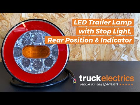 LED Trailer Lamp with Neon Effect - Stop Light / Rear Position / Indicator