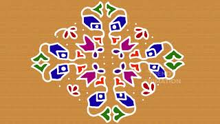 2023 Sankranthi chukkala muggulu | Easy muggulu | Muggulu | Rangoli designs | Trendyanimation |