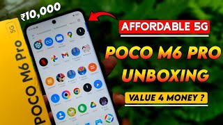 Poco m6 pro unboxing || afordable 5g smartphone review || poco m6 pro