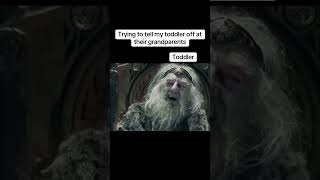Trying to punish my kid at grandmas house #parenting #parentinghumor #grandma