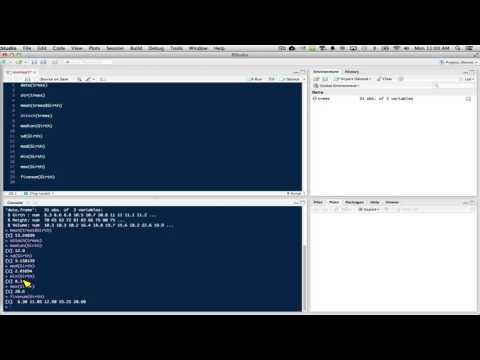 Summary Statistics in R