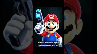 Mario found a gun.Everything changed #gameplay #gamingglitch #aianimation #veo3 #shorts #funnyshorts