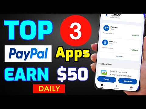 Top 3 PayPal earning app | new PayPal earning app 2024 | PayPal earning app 2024 | make money online