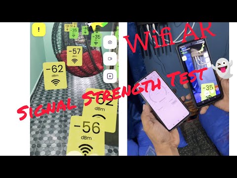 Wifi AR signal strength Test , Test Your Wifi Strength Using Virtual Tags