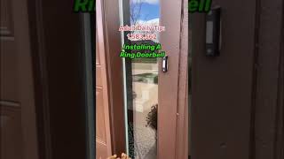 Installing A Ring Doorbell!
