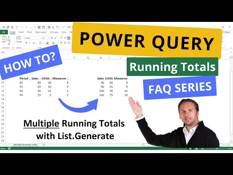 Power Query: How to use List.Generate for Multiple Running Totals