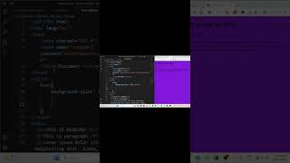 style tag in css | html style tag | html tags #htmltag #short #youtubeshorts #css3