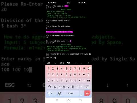 5 Unix Shell Script which help to learn arithmetic operation in Unix.