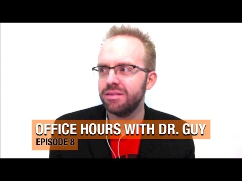 Office Hours with Dr. Guy - Episode 8: Procrastination, Synthesis, Slow Chairs
