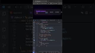 Animated Menu Bar | HTML and CSS