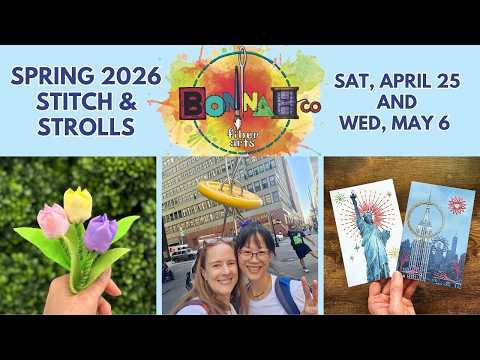 Spring 2026 Stitch & Stroll Adult Crafting Field Trips!
