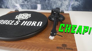 Angels Horn-Turntable Record Player | SETUP AND REVIEW!