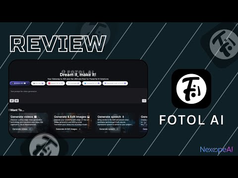 Fotol.ai in Action 🔧 | One AI Tool to Restore Photos, Remove Backgrounds, Generate Videos & More
