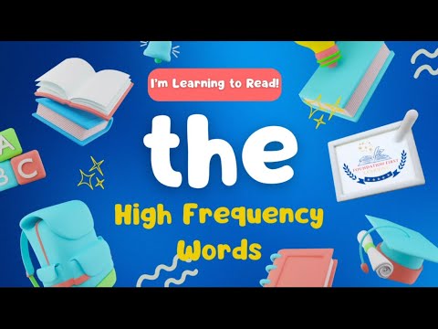 Sight Words: Pronunciation Support for Kids! | High Frequency Words | Kindergarten Reading | the