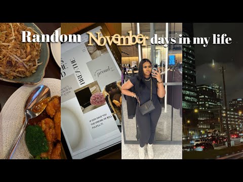 VLOG | November days in my life | ATL TRIP, new restaurants, shopping, thanksgiving + MORE
