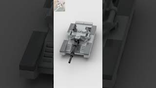 LEGO® Brick  Micro Scale Hover Tank Type Six custom speedbuild animation  short new