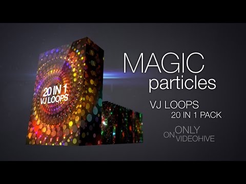 Magic Particles VJ Loops pack