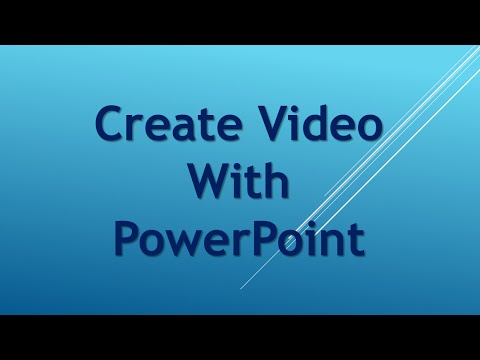 Create Video With PowerPoint