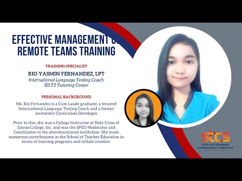 Effective Management of Remote Teams Training [2 HOURS FULL COURSE]