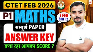 CTET Exam Analysis 2026 | CTET Maths Paper1 Analysis | CTET Paper 1 Solution | CTET Maths Answer Key