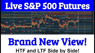 🐶🛑+🧊 LIVE ES S&P 500 Futures Day Trading 5.28.25  Bookmap, Volume Profile Auction Theory
