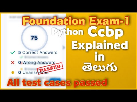 Foundations Exam-1|ccbp|Nxtwave|Python assignments