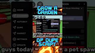GROW A GARDEN SCRIPT  #growagarden #roblox #op #opscript
