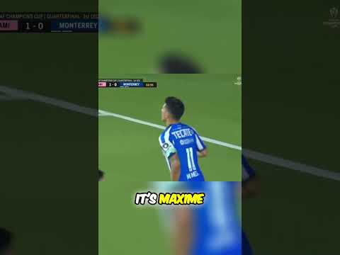 Maxime Meza Scores Incredible Goal to Tie the Game for Monterrey!