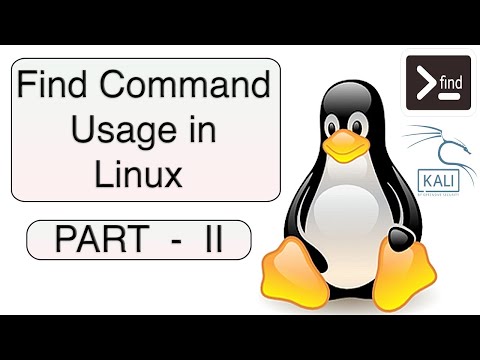 How to use Find command in linux || PART - II  ||2020||