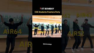 ❌IITB CSE Freshers viral dance☠️ #iitbombay #iit #jee #dance #shorts