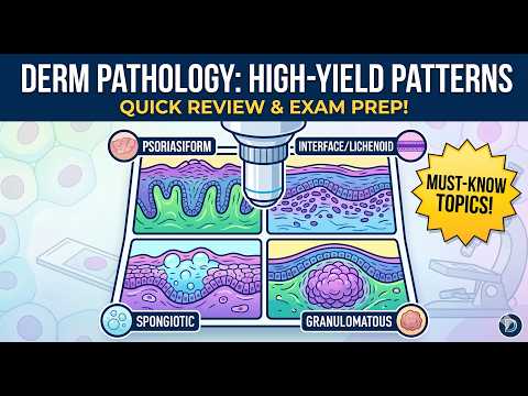Dermatopathology Made Insanely Easy | Complete High-Yield Last Day Revision for Dermatology Exams