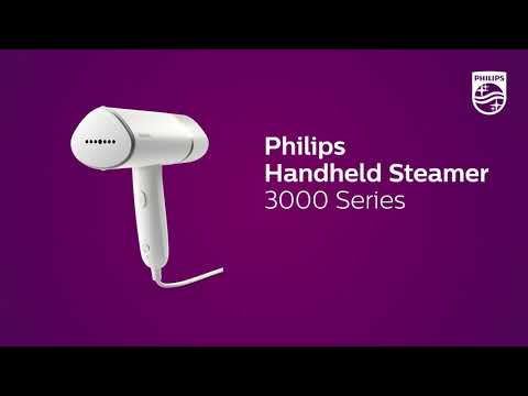 Philips Handheld Steamer 3000 Series (STH3020) - Compact & foldable. Kill 99.9% of bacteria*