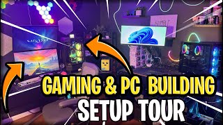 I built my Dream 2024 Office & Gaming Setup | Modern, Minimalist, and Powerful!