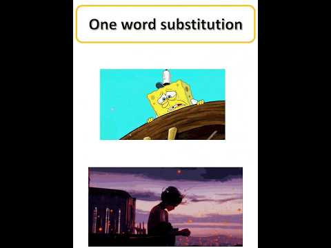 one word substitution #shorts #ssc #trending #viral #trendingshort #vocab #vocabularywords #govtjob