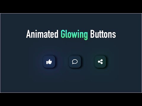CSS Tricks: How to Make Glowing Icons Using HTML and Pure CSS