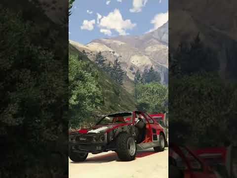 Driving down Mount Chiliad #shorts #GTA V