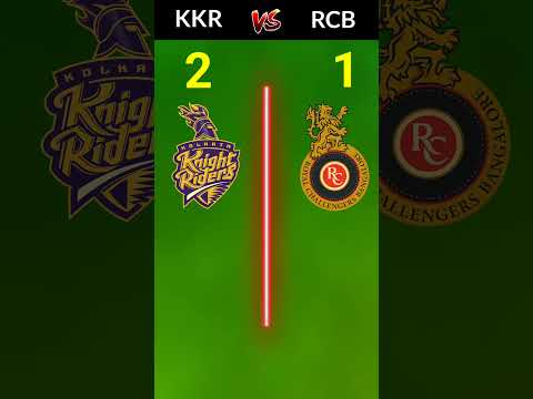 KKR vs RCB #comparisonvideo #factvideo #shorts #kkrvsrcb