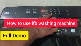 IFB 7KG Top Load Washing Machine Demo | IFB TL 701EP1 | Ifb 7Kg Top Load Washing Machine Demo