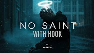 "No Saint" (with Hook) | Rap Instrumental | Sad Freestyle Beat
