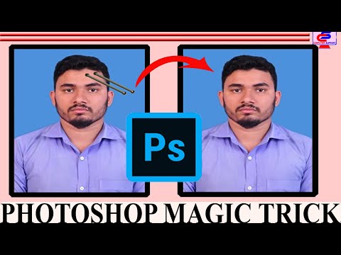 Remove any mark from face in photoshop || photoshop magic trick in hindi||