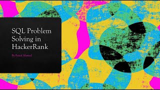 HackerRank | Beginner level | SQL practice | SQL problem solving