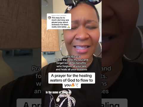 A prayer for the healing waters of God to flow to you 🕊️ #bibleprayer