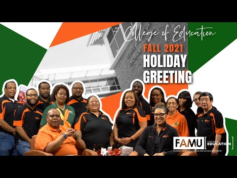 College of Education |  Fall 2021 Holiday Greeting | HBCU |