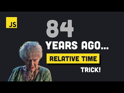 Time is Relative, even in JavaScript
